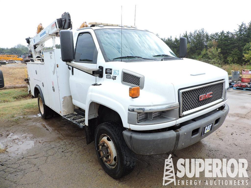 (x) 2006 GMC 5500HD 4-WD Dually Service Truck, VIN