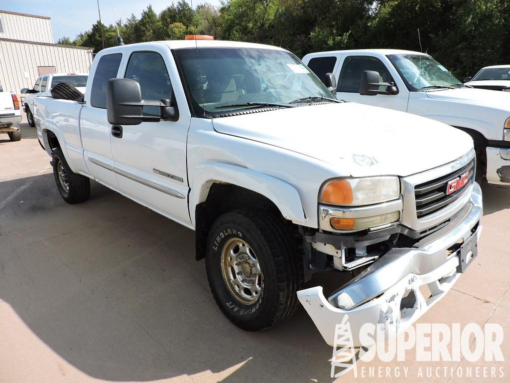 (x) 2006 GMC 2500HD Ext Cab 4x4 Pickup, VIN-1GTHK2