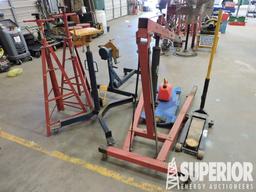 NAPA 2-Ton Eng Hoist, NAPA 3-1/2-Ton Hyd Floor Jac