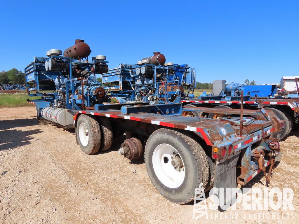 (x) (18-10) 2005 PEERLESS 3-Axle Frac Pump Trailer