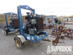 (13-1) GORMAN RUPP Portable Transfer Pump Trailer