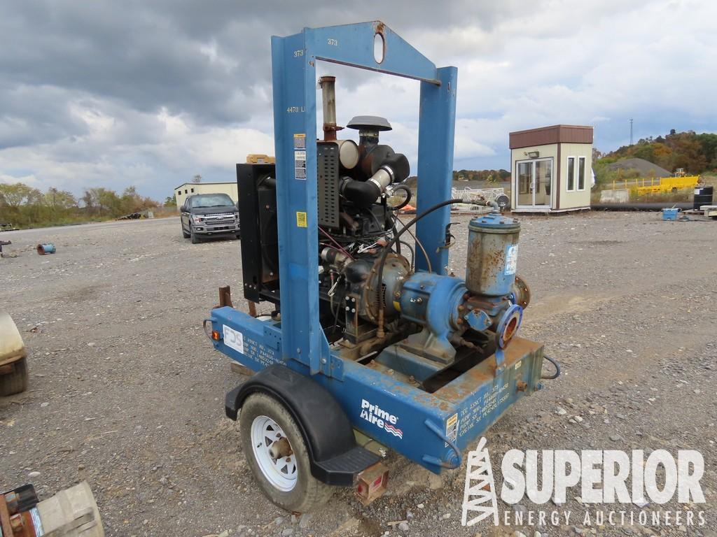 (13-3) GORMAN RUPP Portable Transfer Pump Trailer