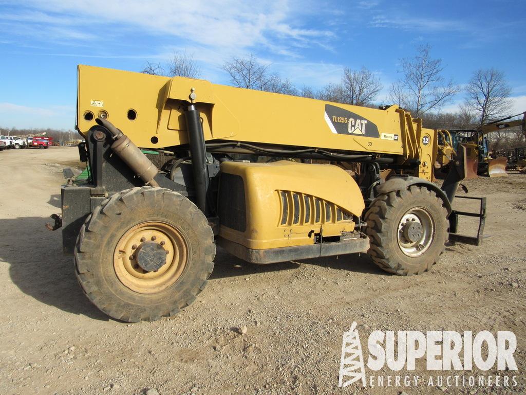 CAT TL-1255 12,000# Telehandler Forklift w/ 6'W x