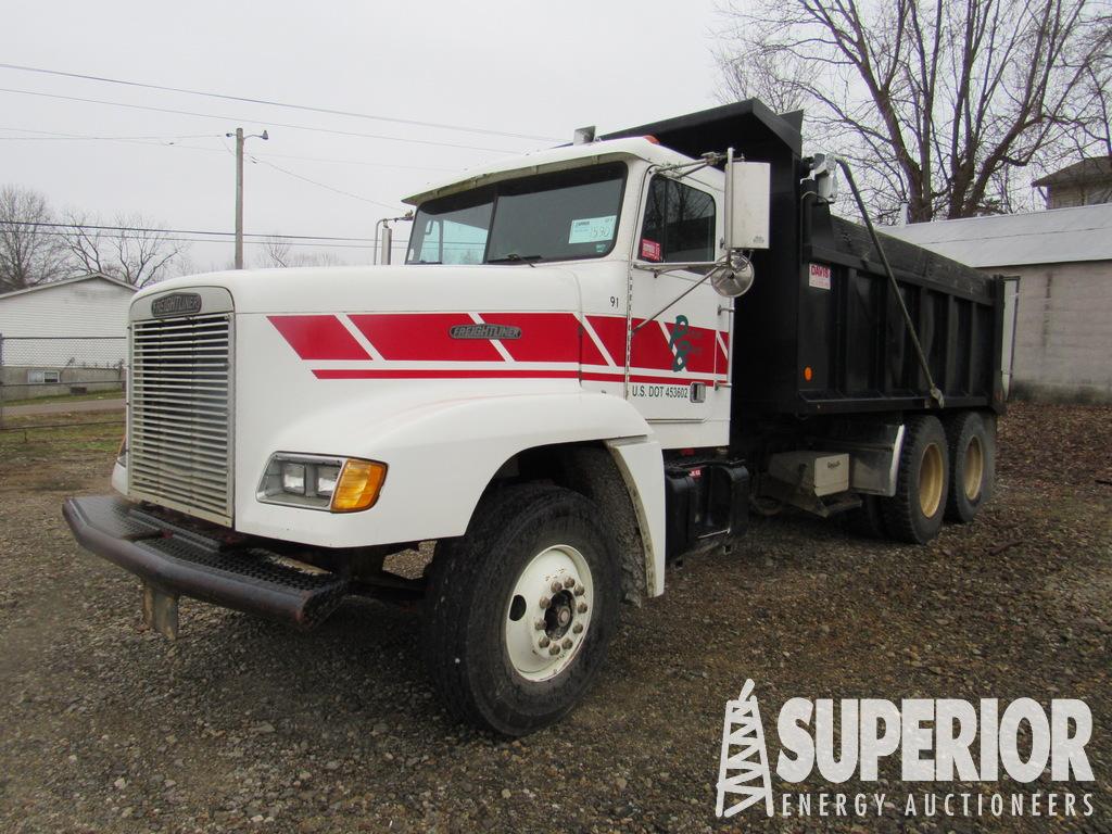 (x) 1991 FREIGHTLINER 13 Cu Yd T/A Pump Truck, VIN