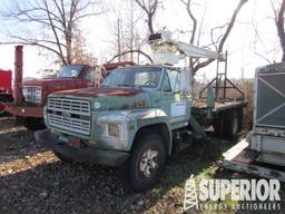 (x) 1990 FORD F-800 S/A Flatbed Truck, VIN-1FDPF82