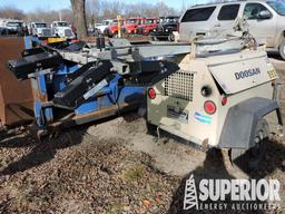 2012 I-R DOOSAN LS-60HZ0-T4F Portable Light Tower,