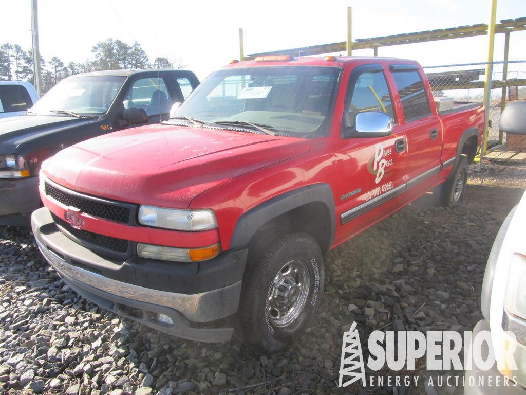 (x) 2002 CHEVROLET 2500HD 4-Door 4x4 Pickup, VIN-1