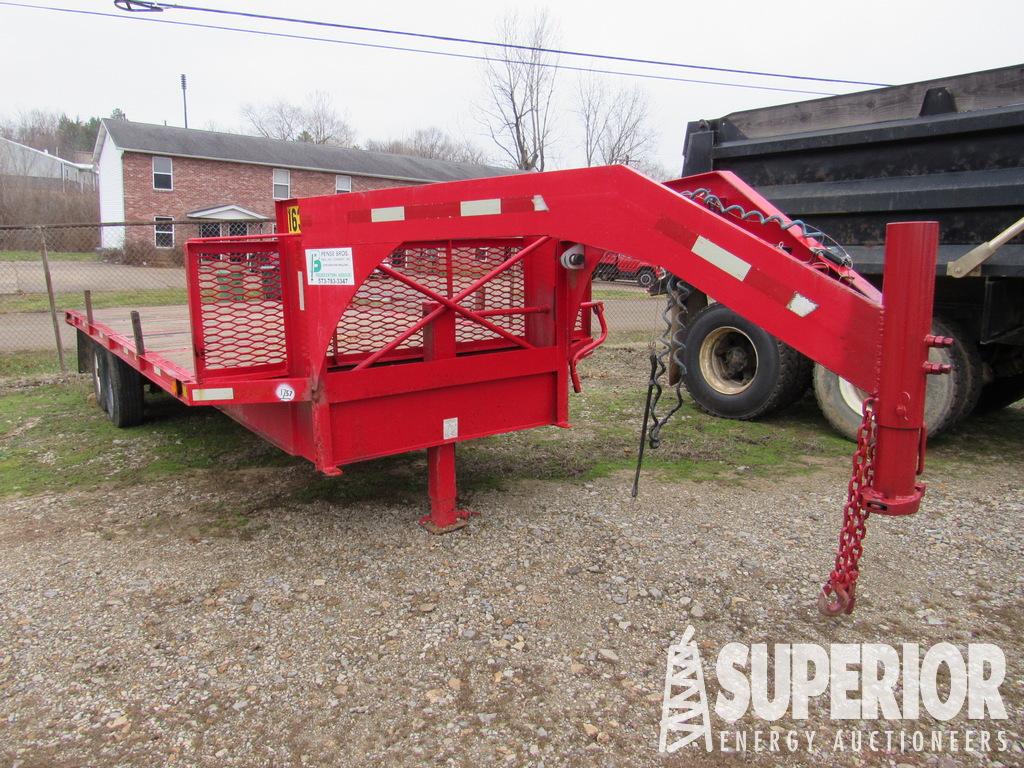 (x) 1975 NECKOVER 33'OAL T/A Gooseneck Trailer, VI