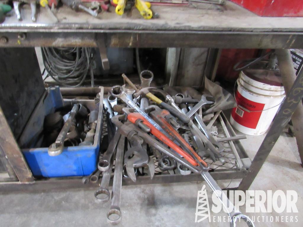 Mechanic's Bench on Castors w/ 7-Drawer & 10-Drawe