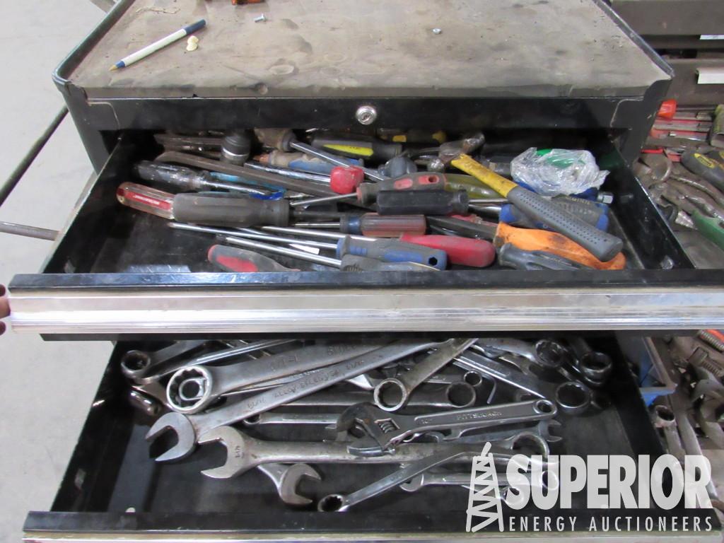 Mechanic's Bench on Castors w/ 7-Drawer & 10-Drawe
