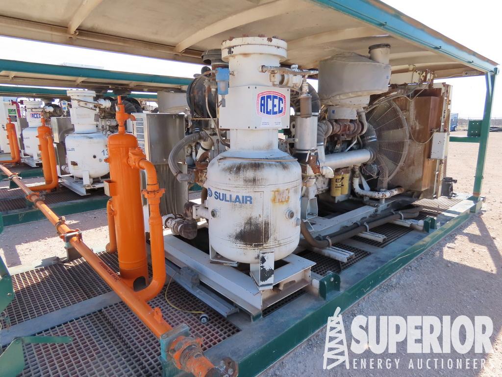 (6-3) SULLAIR 1350/350 Air Compressor, S/N-N/A, p/