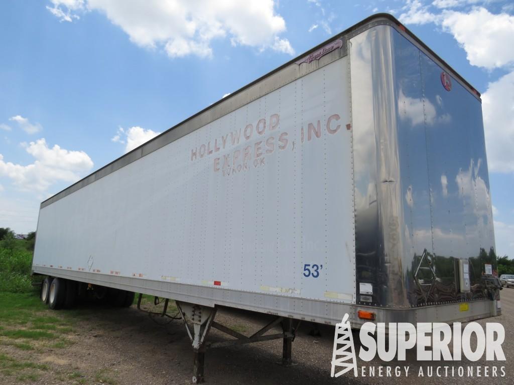 (x) 2000 GREAT DANE 53'OAL T/A Dry Van Trailer, VI