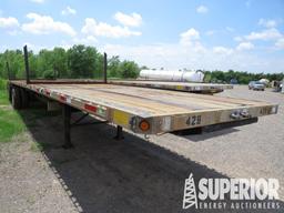 (x) 2000 UTILITY FB 48'OAL Spread Axle Flatbed Tra