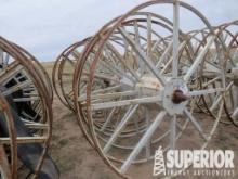 (16-33) (6) 12" Lay Flat Reels. Located In Yard#16