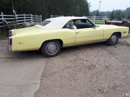 1975 Cadillac Eldorado Convertible NO RESERVE