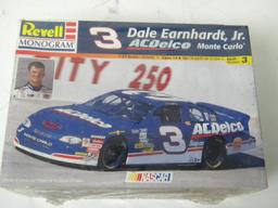 3 Sealed Models Monogram 1:32 Earnhardt, Revell 1:24 Earnhardt Jr, Monogram