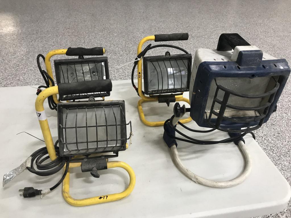 4 Work Lights tested/works