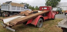 1940 White Fire/Ramp Truck No Title