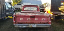 1966 Ford 100 Pickup W/Title