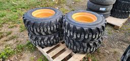 New 4-12-16.5 Forerunner Skidloader Tires & Rims