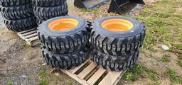 New 4-12-16.5 Forerunner Skidloader Tires & Rims