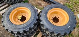 New 4-12-16.5 Forerunner Skidloader Tires & Rims