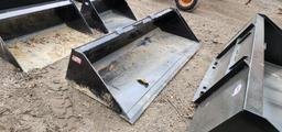 New Kivel 84" Skidloader Bucket