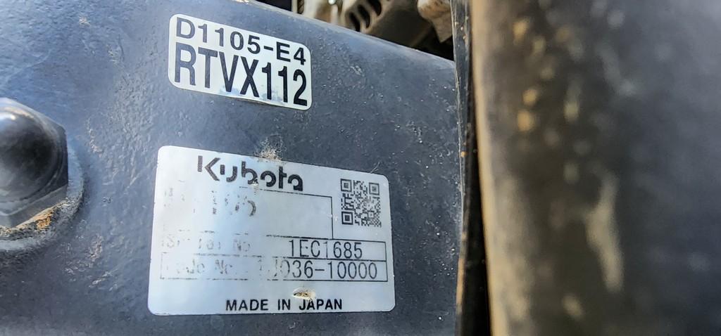 2014 Kubota RTV X1140 (RUNS)