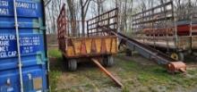 8x16 Metal Rack Hay Wagon