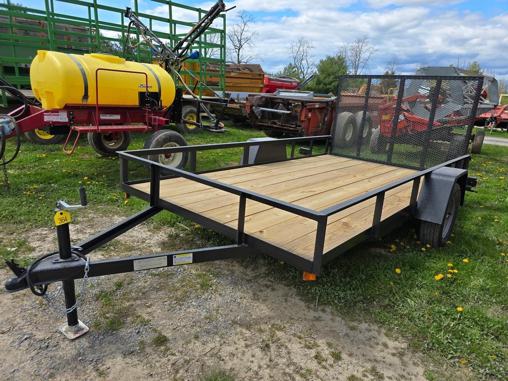 New 2024 6x12 1 axle Trailer (TITLE)