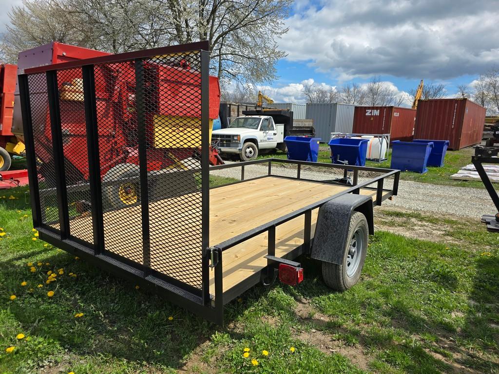 New 2024 6x12 1 axle Trailer (TITLE)