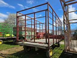 Farm-Bilt 8'x18' Metal Rack Hay Wagon