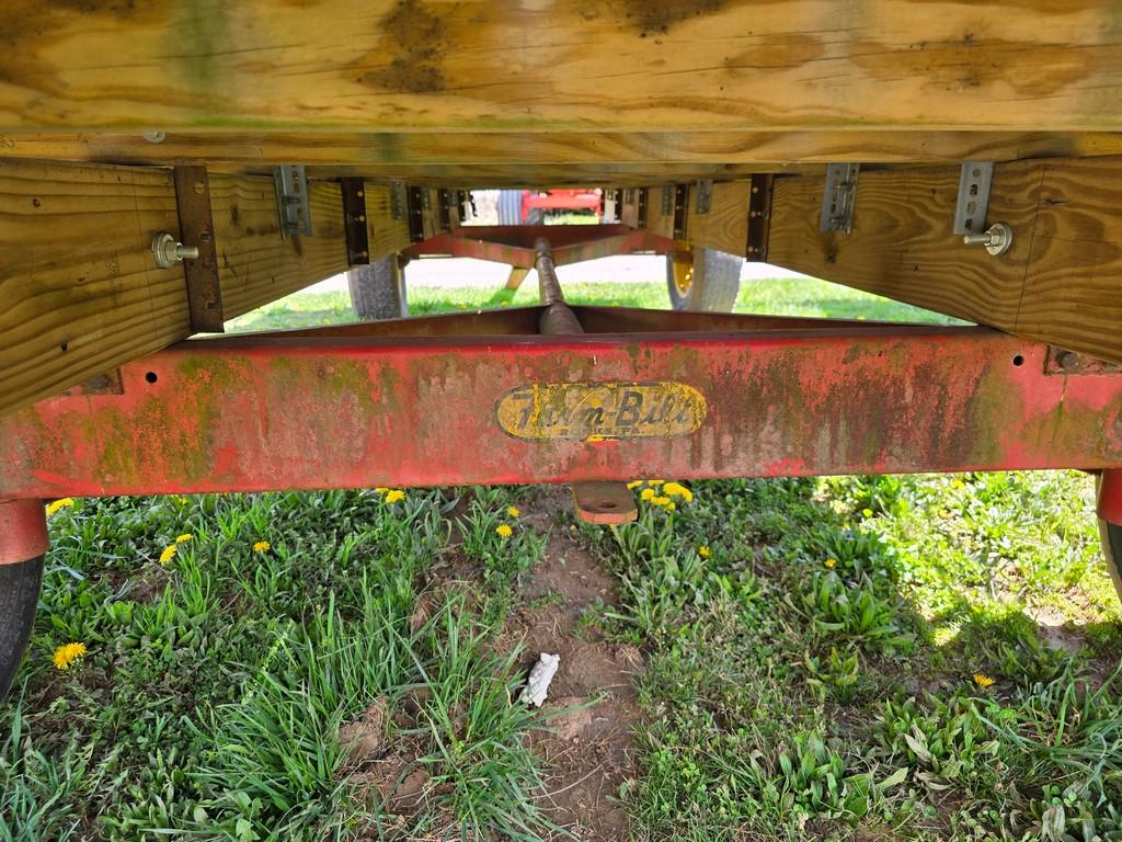 Farm-Bilt 8'x18' Metal Rack Hay Wagon