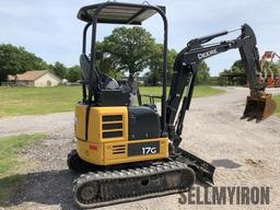 2016 Deere 17G Mini Excavator [YARD 1]