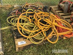 Qty of Extension Cords, Jumper Cables, Air Hose [YARD 1]