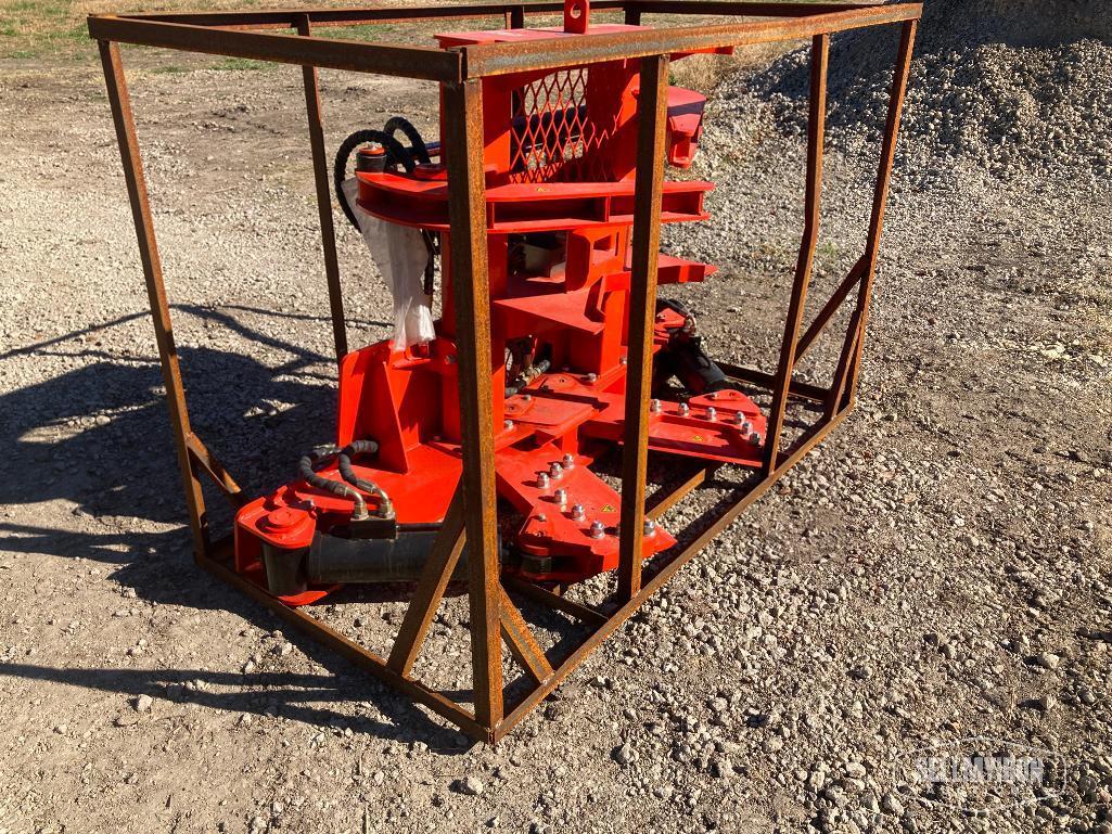 Unused 2021 Top Cat ECSSRB Hydraulic Skid Steer Tree Shear Skid Steer Attachment [YARD 1]