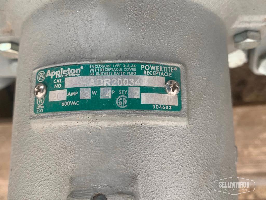 (3) Appleton Powertite Receptacles [YARD 1]