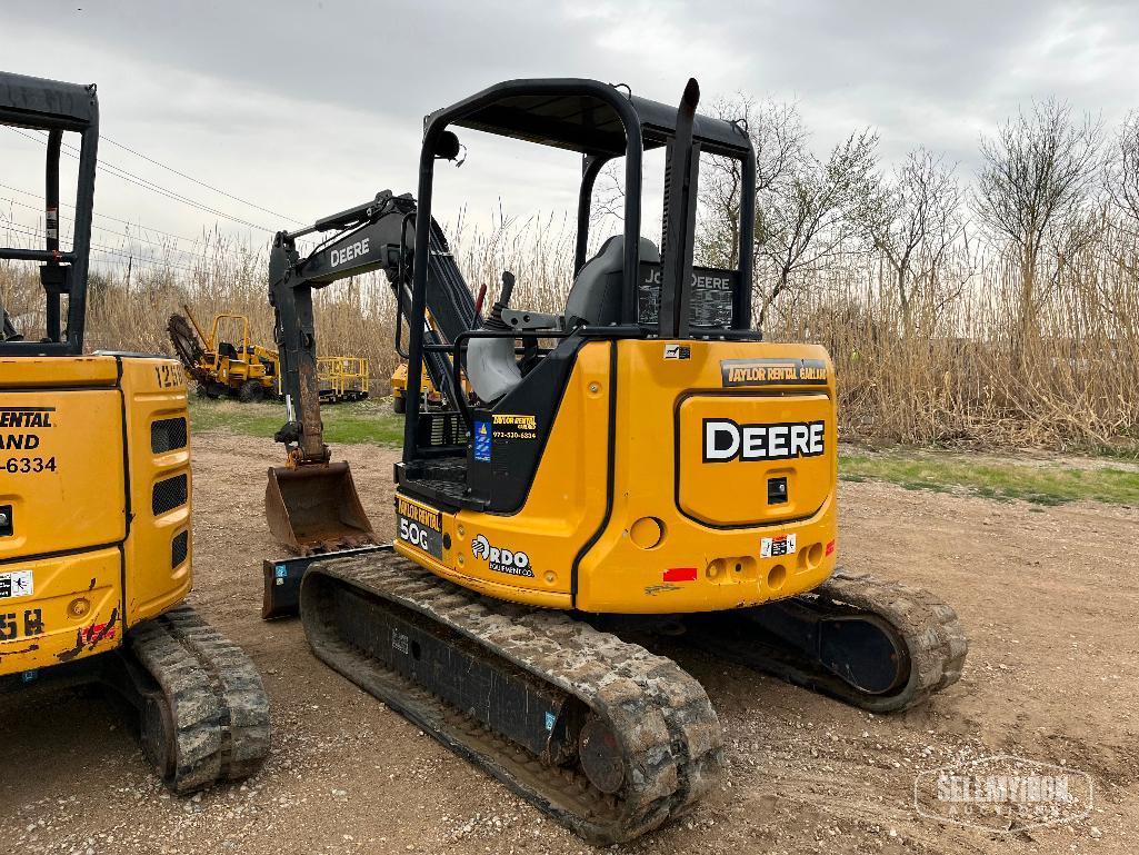 2018 John Deere 50G Mini Excavator