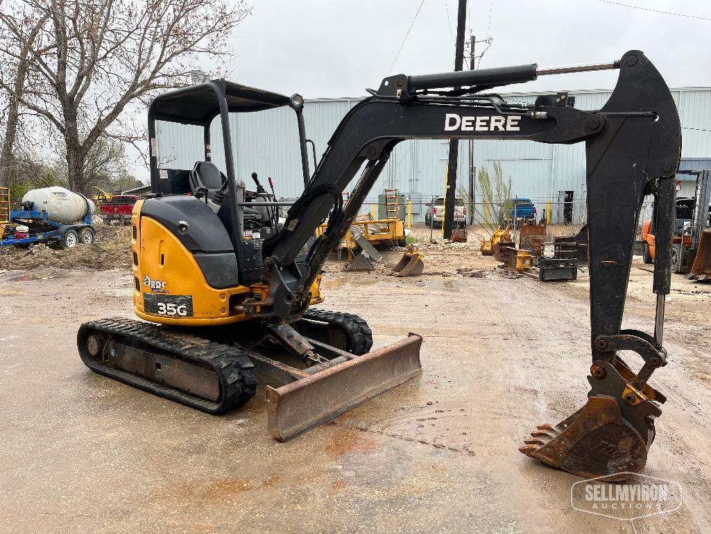 2016 John Deere 35G Mini Excavator