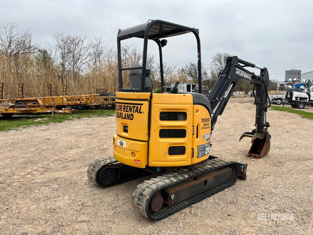 2015 John Deere 26G Mini Excavator