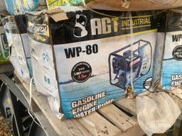 Unused 2022 AGROTK WP-80DF3 3in 8HP Water Pump [YARD 1 - TX]