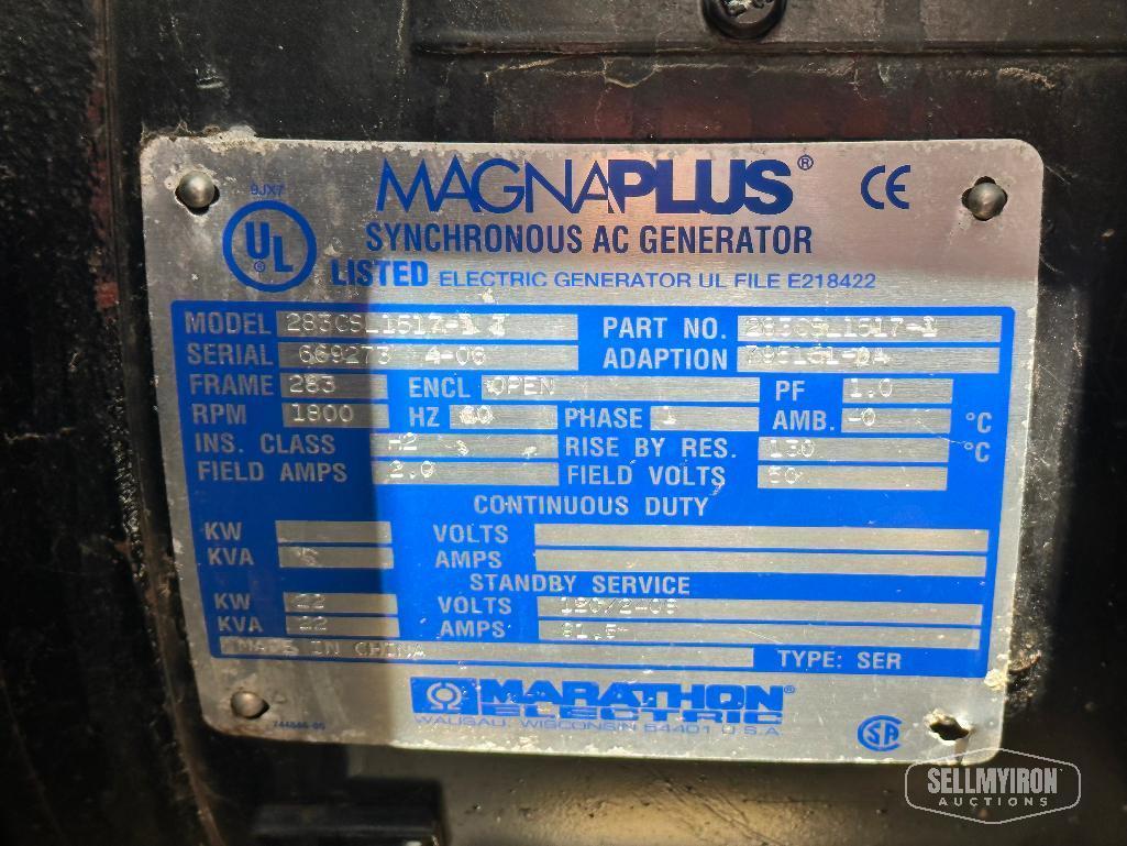 2006 Multiquip KD20I 20kW Enclosed Generator [YARD 4 - CA]