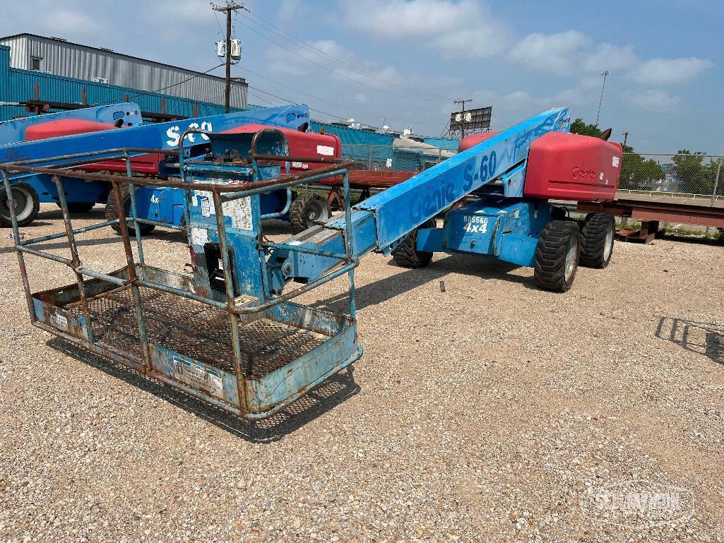 2008 Genie S-60 4x4 Telescopic Boom Lift [YARD 2 - TX]