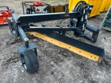 Unused LandHonor 96in Grader Blade Skid Steer Attachment [YARD 2]