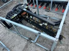 Unused 2024 Great Bear Trencher Skid Steer Attachments [YARD 2]