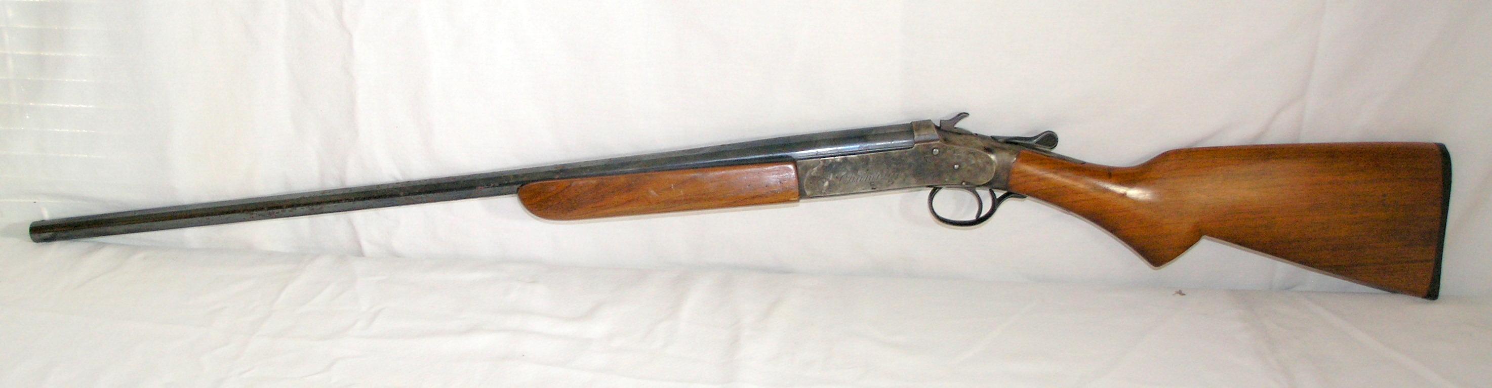 Collector Iver Johnson "Champion" 20 Gauge Single Shot with Hammer and Waln