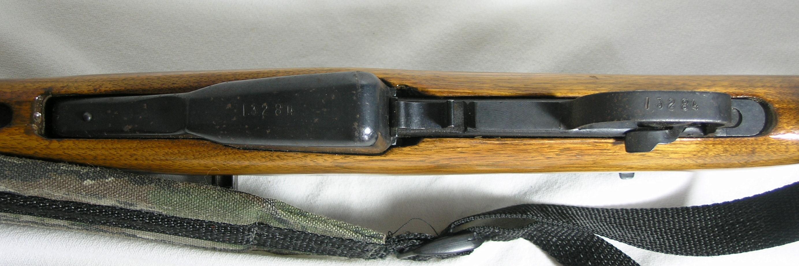 762.39 Military Rifle. Camo Sling and Matching Serial Numbers. S/N 13284. E