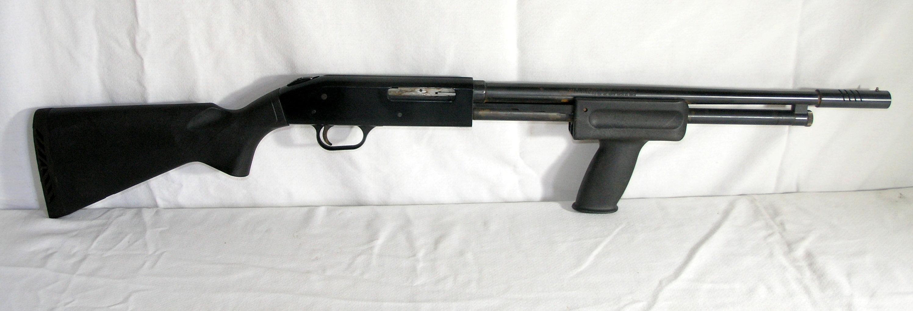 Mossberg 410 Pump with Pistol Grip. Made For security. Estimated Value: $30