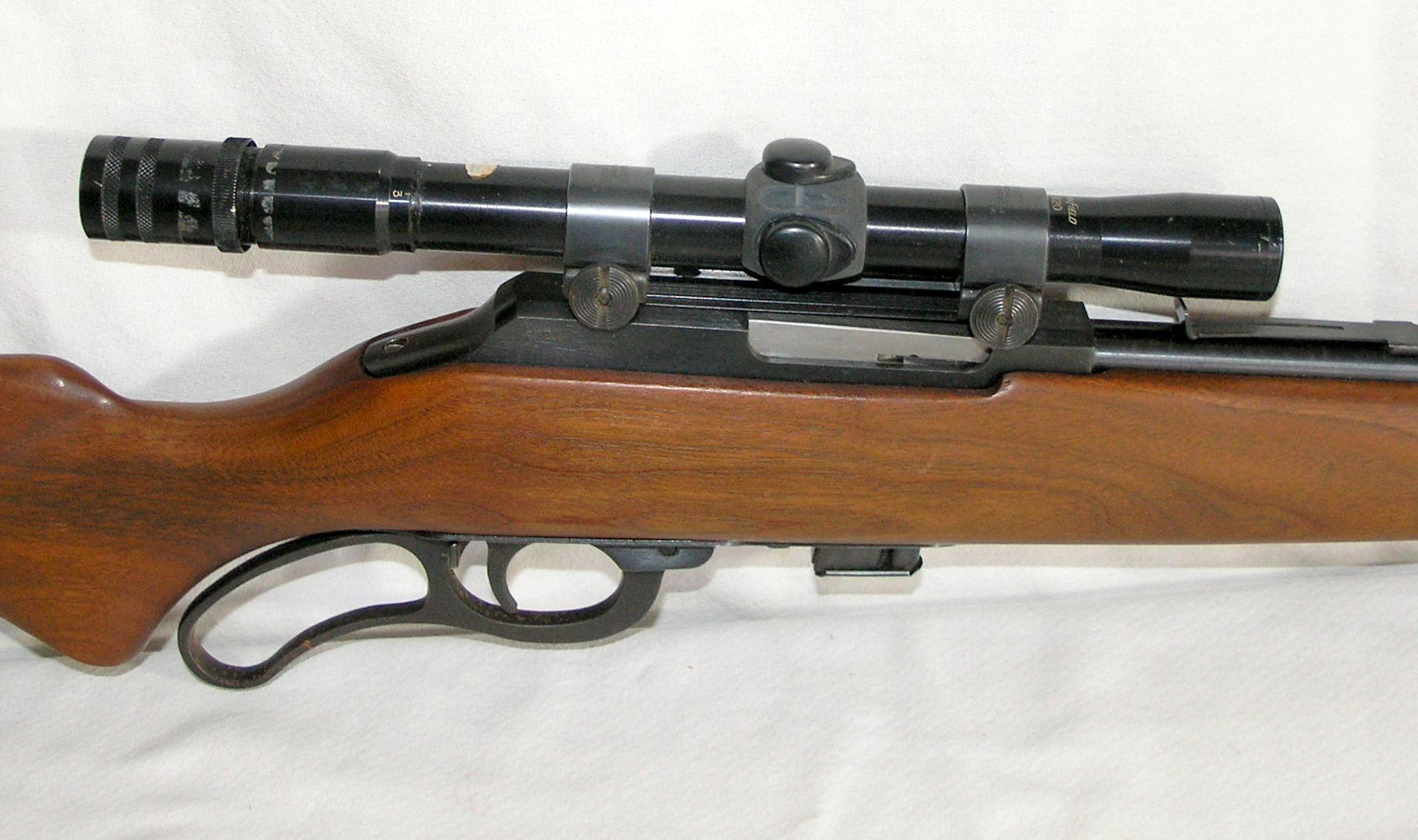 Marlin Lever Action 22 long Model 56 Microgroove with Scope. Estimated Valu