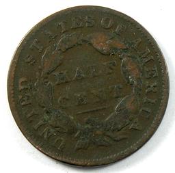 1832 U.S. Classic Head Half Cent. Low Mintage